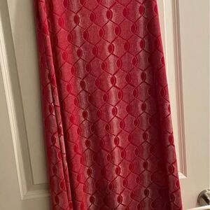 Vintage Funwear Factory Red Geometric Maxi Tank Dress | Made in USA